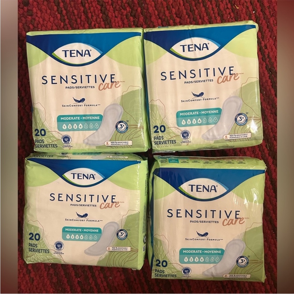 Sensitive Care Moderate Pads - 20 Count (Green)